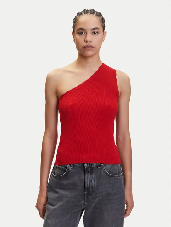 JDY JDY Top Nanna 15351420 Crvena Slim Fit