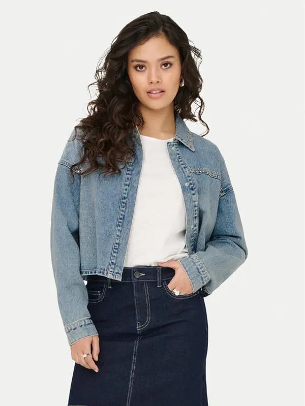 JDY JDY Traper jakna Aspen 15351405 Plava Regular Fit