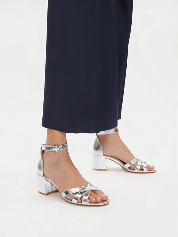 Jenny JENNY Sandale S4SH1725 Srebrna