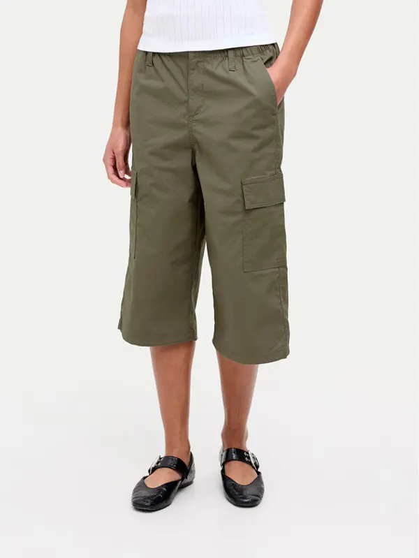 JJXX JJXX Capri hlače Olga 12271698 Zelena Straight Fit