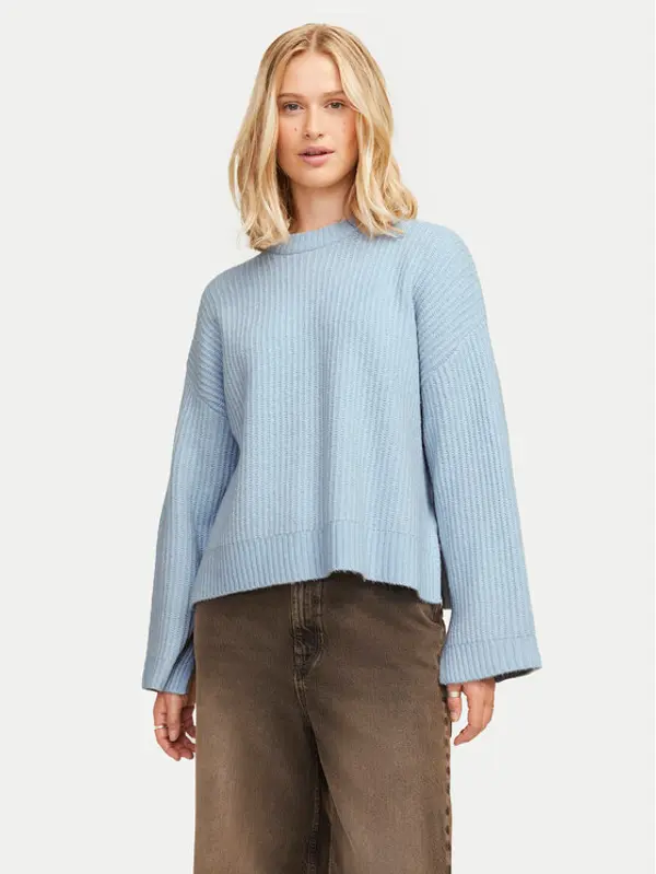 JJXX JJXX Džemper Sigga 12255358 Svijetloplava Relaxed Fit