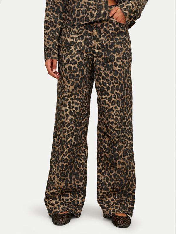 JJXX JJXX Hlače Sarah 12273087 Smeđa Wide Leg