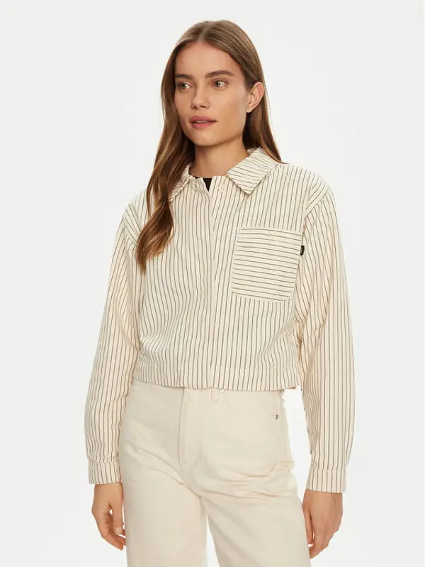 JJXX JJXX Košulja Maddy 12267802 Écru Relaxed Fit