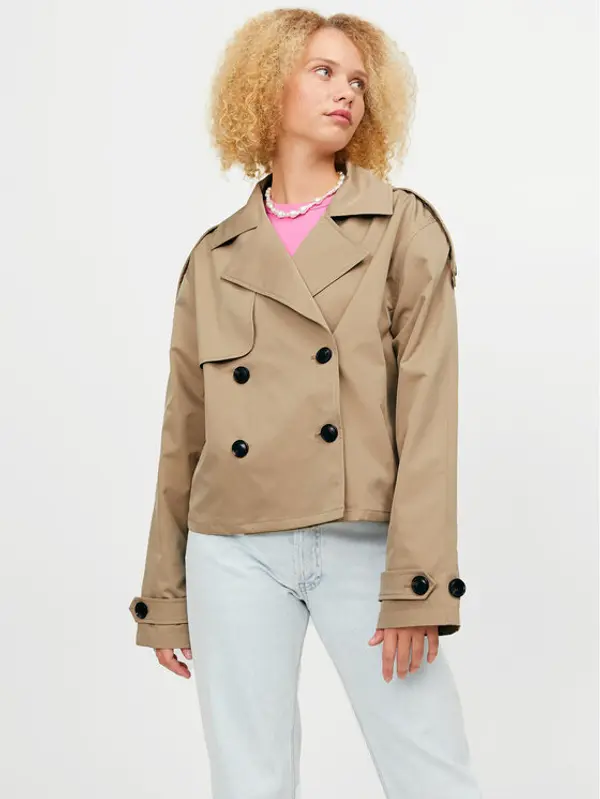 JJXX JJXX Prijelazna jakna Carlie 12248654 Bež Relaxed Fit