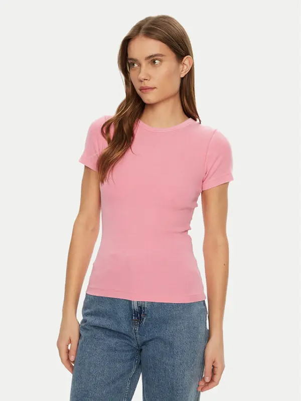 JJXX JJXX T-shirt Frankie 12239962 Ružičasta Slim Fit