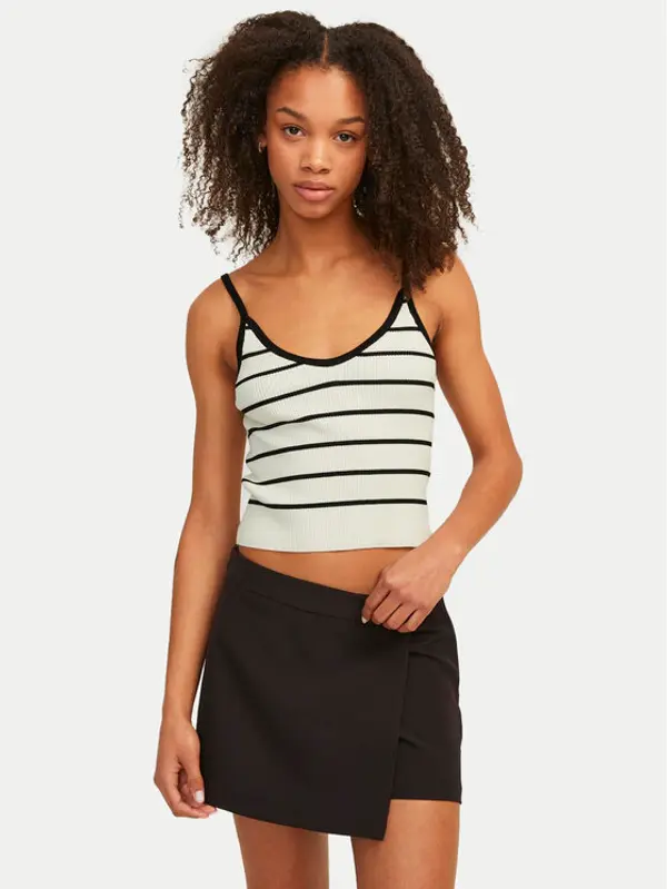 JJXX JJXX Top Esther 12255237 Écru Slim Fit