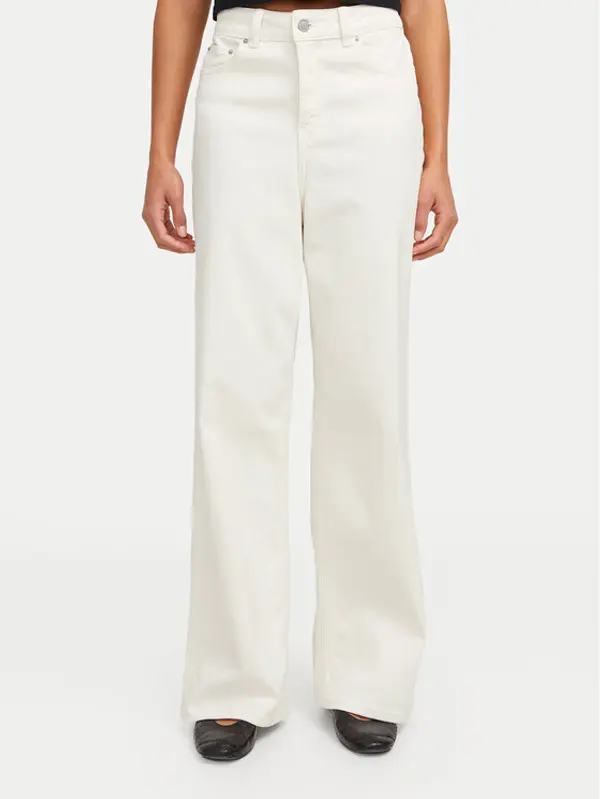 JJXX JJXX Traperice Tokyo 12269078 Écru Wide Leg