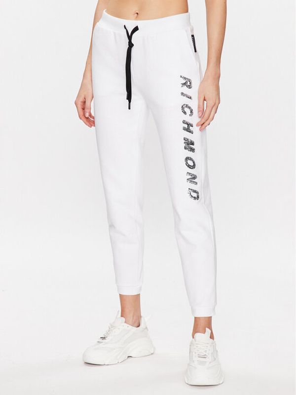 John Richmond John Richmond Donji dio trenerke UWP23044PA Bijela Classic Fit