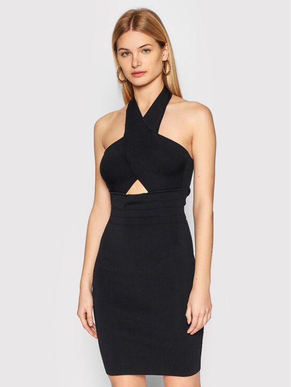 John Richmond John Richmond Koktel haljina RWP22075VE Crna Slim Fit