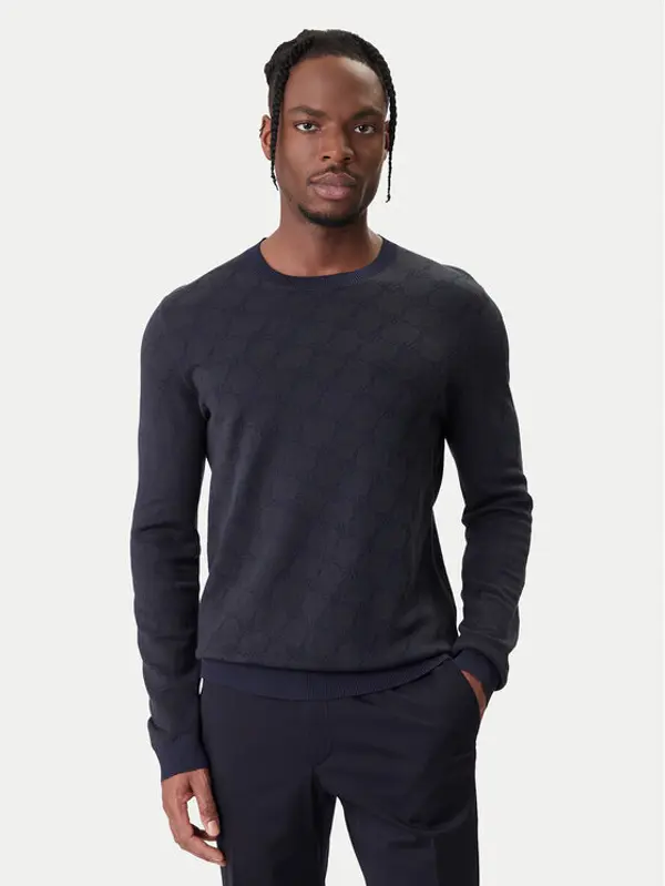 Joop! JOOP! Džemper 13Ravorono 10100436 30102137 Tamnoplava Regular Fit