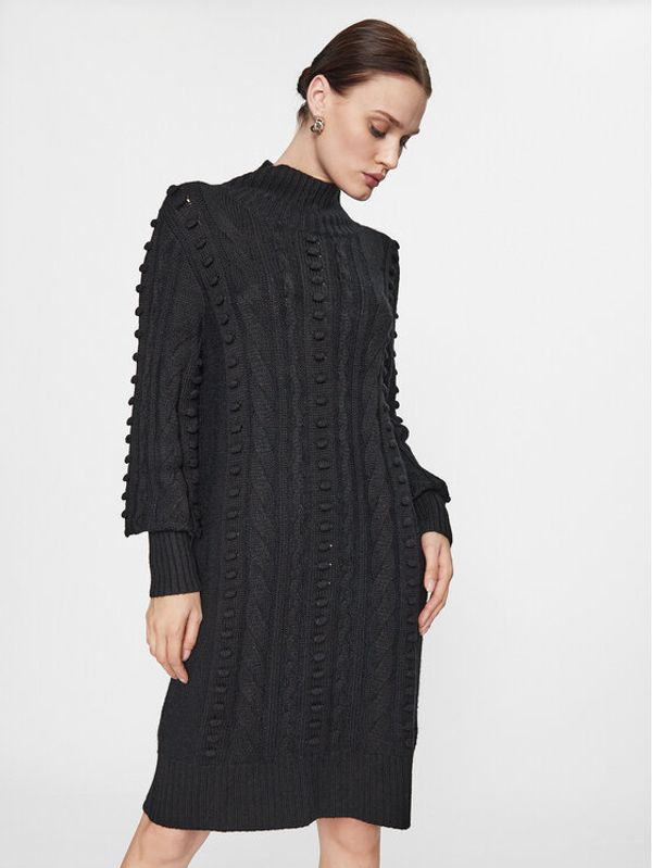 JOOP! JOOP! Džemper haljina 30038701 Crna Loose Fit