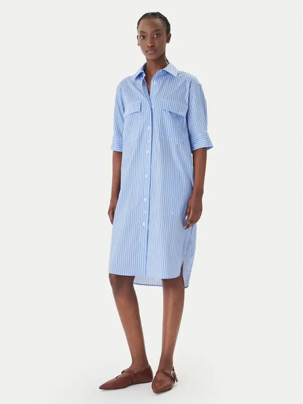 Joop! JOOP! Haljina košulja Daliya 30101593 Plava Regular Fit