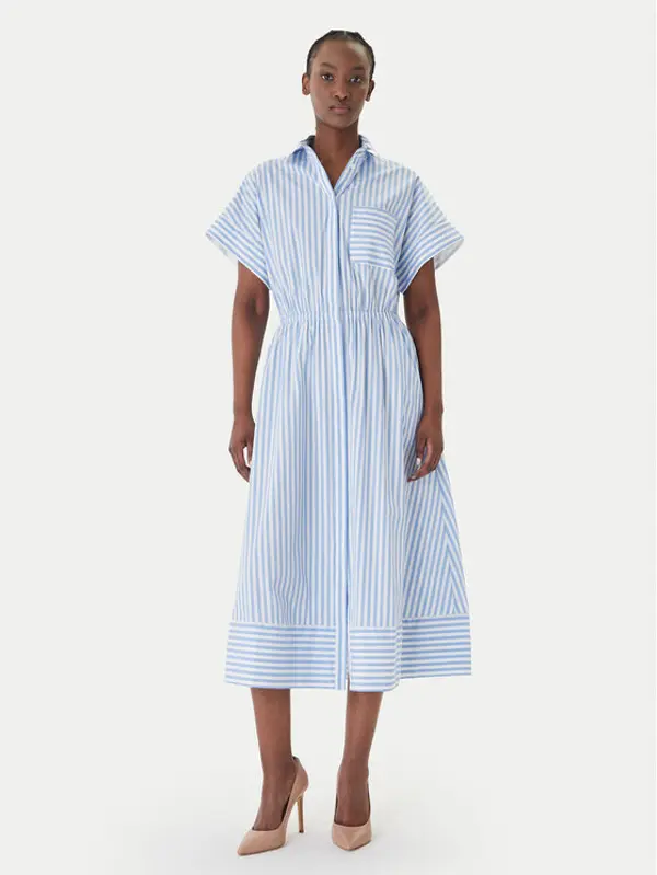 Joop! JOOP! Haljina košulja Donika 30101379 Svijetloplava Regular Fit