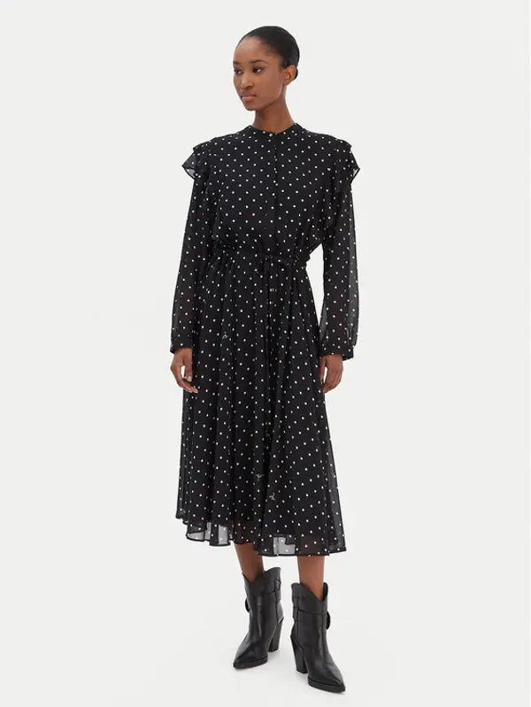 Joop! JOOP! Haljina za svaki dan Dot 30100092 Crna Regular Fit