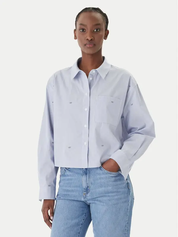 JOOP! JEANS JOOP! Jeans Košulja Basima 10019224 30101901 Plava Oversize