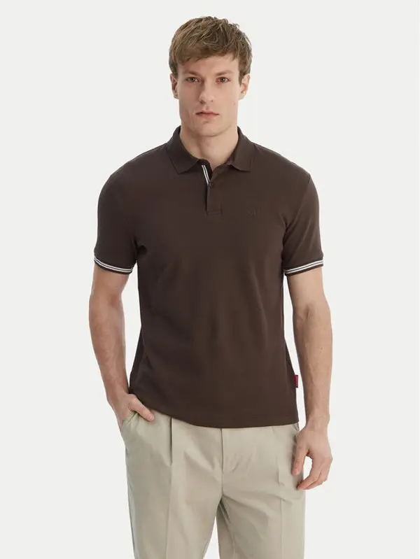 JOOP! JEANS JOOP! Jeans Polo 15 JJJ-17Amare 30046012 Smeđa Modern Fit