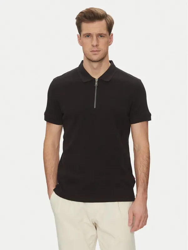 JOOP! JEANS JOOP! Jeans Polo 15 JJJ-36Aleandro 30045674 Crna Modern Fit