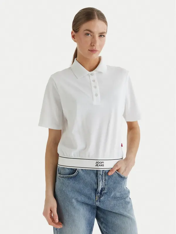 JOOP! JEANS JOOP! Jeans Polo Talena 10100104 30100660 Bijela Modern Fit