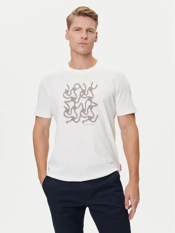 JOOP! JEANS JOOP! Jeans T-shirt 15 JJJ-08Anup 30047002 Bež Modern Fit