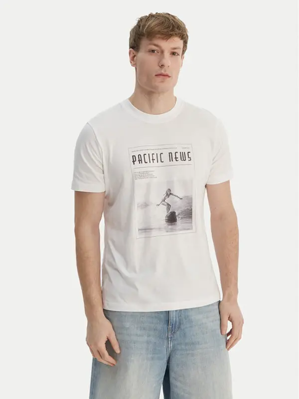 JOOP! JEANS JOOP! Jeans T-shirt JJJ-Laulea 30101984 Bijela Regular Fit