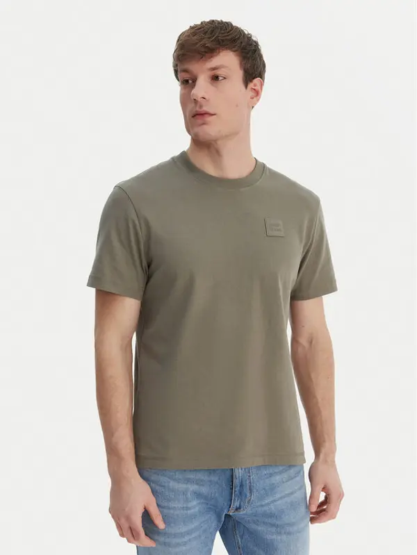 JOOP! JEANS JOOP! Jeans T-shirt JJJ-Lei 30101979 Kaki Regular Fit