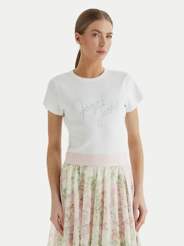 JOOP! JEANS JOOP! Jeans T-shirt Tineta 10019315 30102094 Bijela Regular Fit