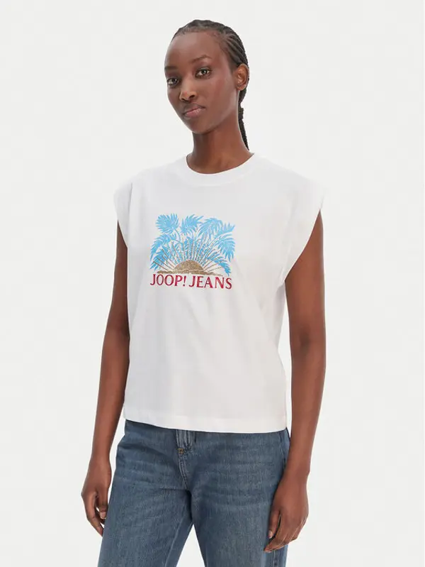 JOOP! JEANS JOOP! Jeans T-shirt Tosha 30102133 Bijela Regular Fit