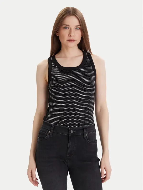 JOOP! JEANS JOOP! Jeans Top Tunka 30046107 Crna Slim Fit