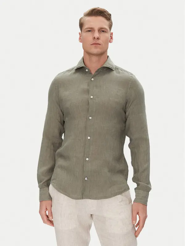 Joop! JOOP! Košulja 17 JSH-146Pai-W 30046075 Zelena Slim Fit