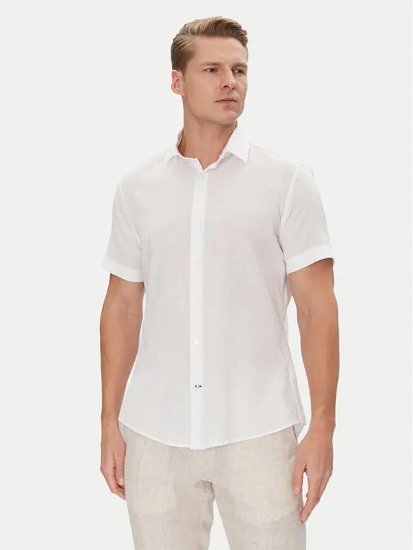 Joop! JOOP! Košulja 17 JSH-209Pit 30047056 Écru Slim Fit