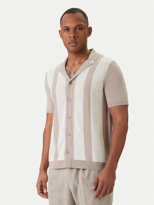 Joop! JOOP! Košulja Galvo 30101514 Bež Regular Fit