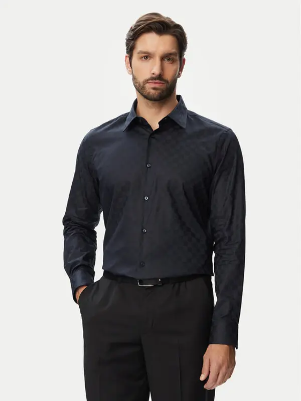 Joop! JOOP! Košulja Jsh-258Pierce3 30104051 Tamnoplava Slim Fit
