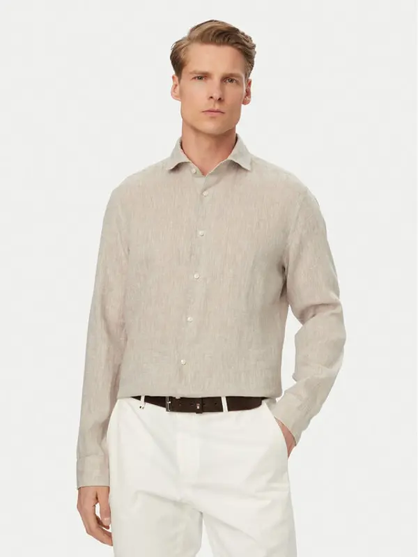 Joop! JOOP! Košulja Pai-W 30102661 Bež Regular Fit