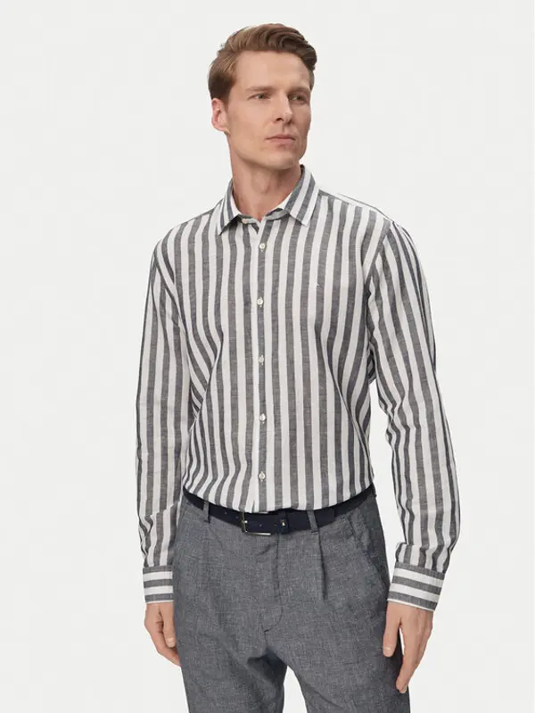 Joop! JOOP! Košulja Pit1 30102693 Tamnoplava Slim Fit