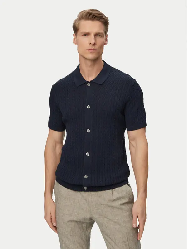 Joop! JOOP! Košulja Tristao 30101510 Tamnoplava Regular Fit