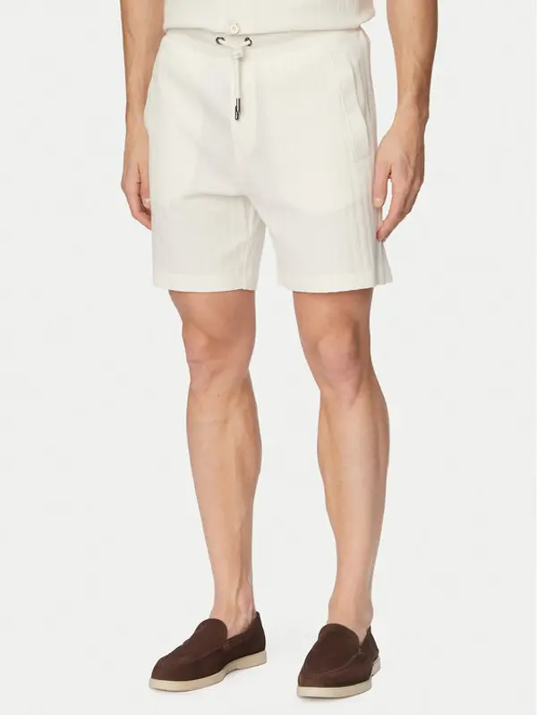 Joop! JOOP! Kratke hlače Juanito 30104273 Krem Regular Fit
