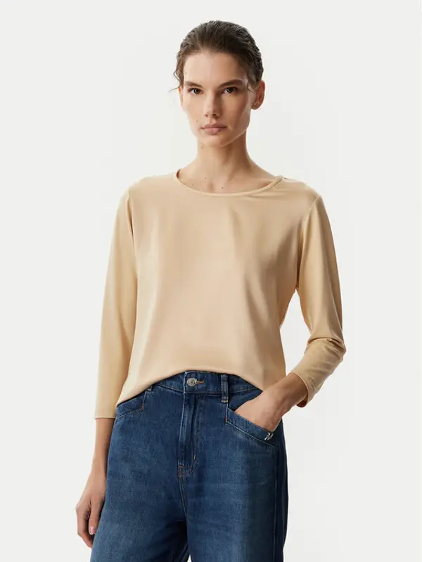 Joop! JOOP! Majica 263Je32Tamina 30103280 Bež Slim Fit