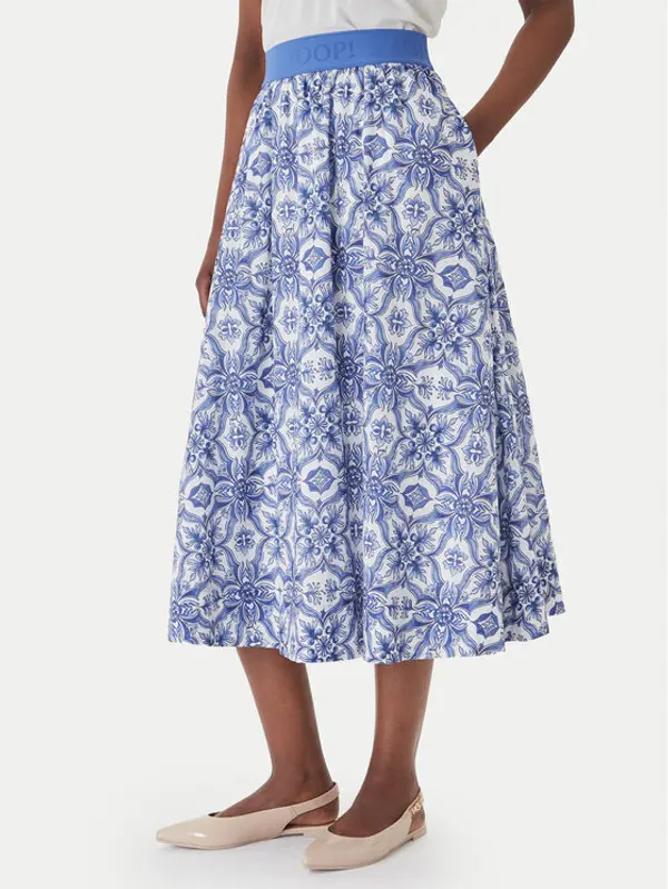 Joop! JOOP! Midi suknja Saki2 30102101 Plava Regular Fit