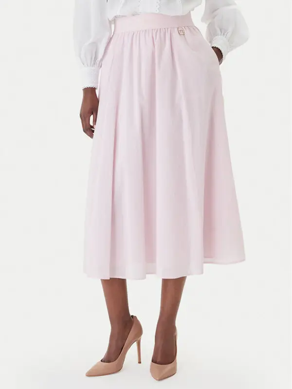 Joop! JOOP! Midi suknja Sedef 30102096 Ružičasta Regular Fit