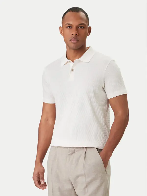 Joop! JOOP! Polo Jorge 30101934 Écru Slim Fit