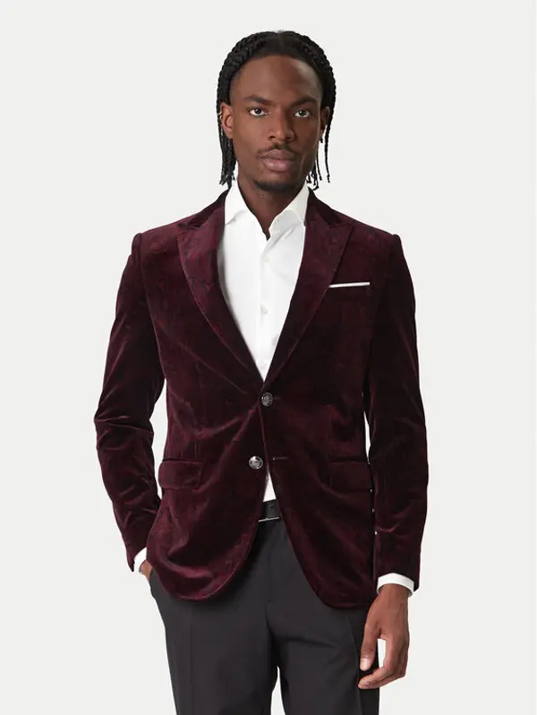 Joop! JOOP! Sakoi Horace 30048716 Tamnocrvena Slim Fit