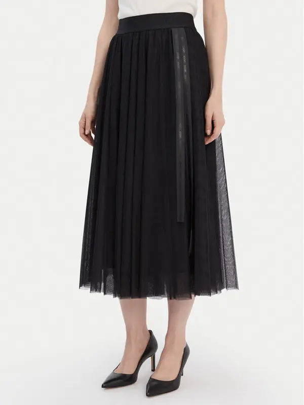 Joop! JOOP! suknja od tila 30045183 Crna Regular Fit