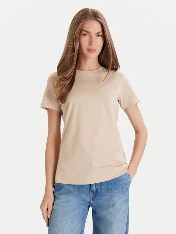 Joop! JOOP! T-shirt 58 253JE58Tia 30049367 Bež Slim Fit