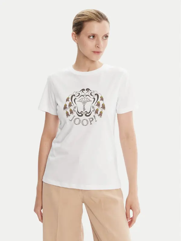 Joop! JOOP! T-shirt 58 253JE58Tippy 30047767 Bijela Slim Fit