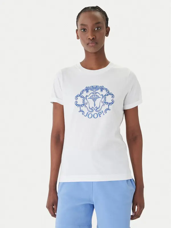 Joop! JOOP! T-shirt Tulya 30102074 Bijela Regular Fit