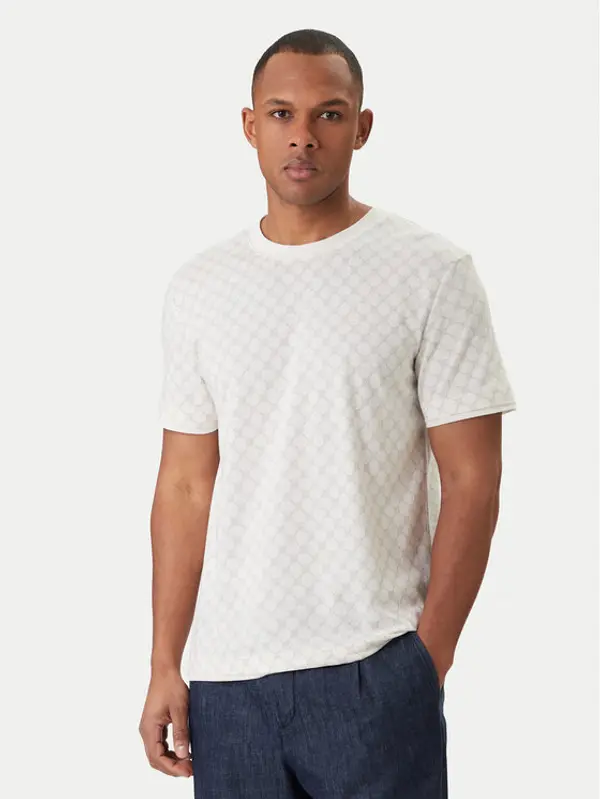 Joop! JOOP! T-shirt Victormanuel 30101945 Écru Regular Fit