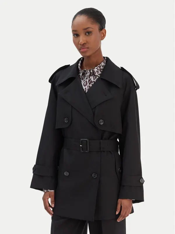 Joop! JOOP! Trench Carrie 30101902 Crna Regular Fit