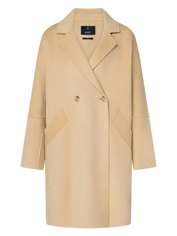 Joop! JOOP! Vuneni kaput 263C32Corina 30103371 Bež Regular Fit