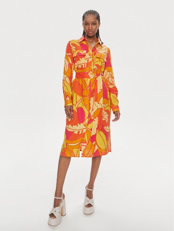 Joseph Ribkoff Joseph Ribkoff Haljina košulja 242912 Narančasta Regular Fit