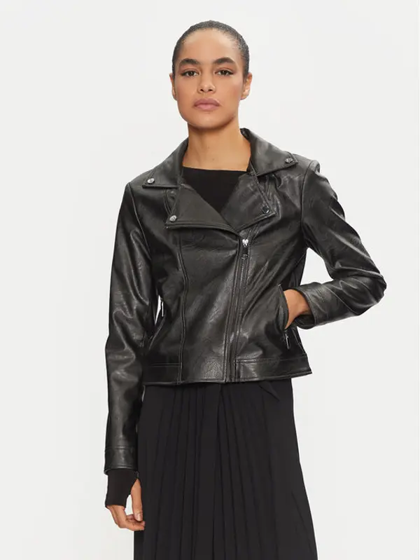 Joseph Ribkoff Joseph Ribkoff Jakna od imitacije kože 234902F24 Siva Slim Fit
